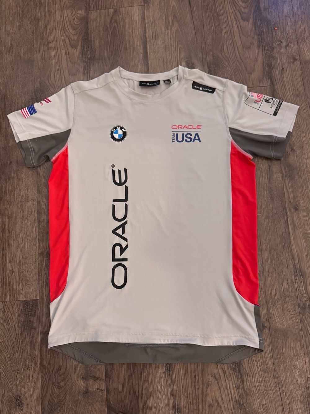 Sail Racing Oracle Technical Tee Team USA Men's Performance Shirt Size Medium